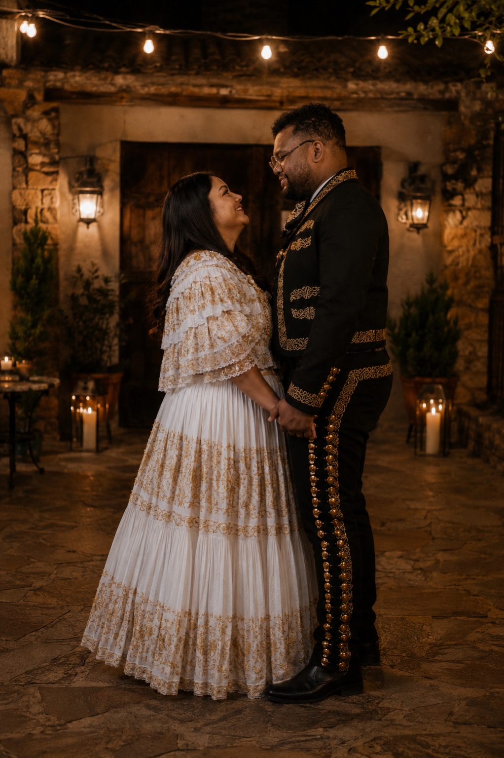 Abrahan y Sandy tomados de las manos
